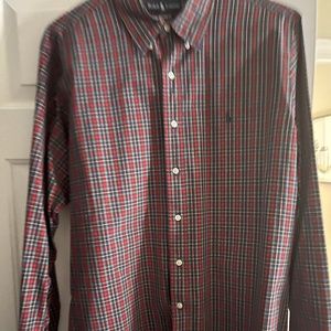 Men's Casual Button Down Dress Shirt by POLO. XL